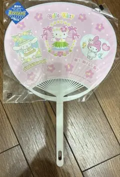 【非売品】ハローキティ　ミニうちわ　長崎屋　サンリオ共同企画