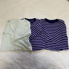 ユニクロ　長袖Tシャツ　90 3点セット