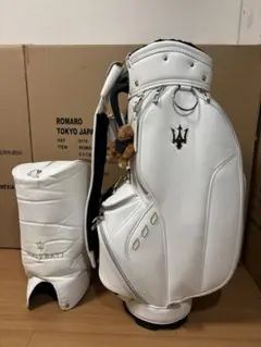 Maserati ゴルフバッグ ヘッドカバーセット　ホワイト　純正品 2025年最新】Maserati ゴルフバッグ・キャディバッグの人気