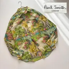 Paul Smith フォレストスケッチ プリントシャツ総柄 - メルカリ