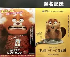 DisneyPIXAR私がビーバーになる時フライヤー 他+おまけ