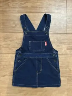 デニムジャンパースカート 95 女の子 シンプル