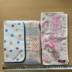 タオル　ハンカチ　3枚　小学生　Barbie OLIVE des OLIVE