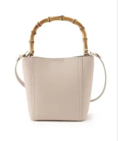 【美品】index バンブーハンドルミニバッグのサムネイル