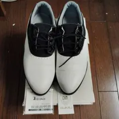 FootJoy ゴルフシューズ メンズ ブラック ホワイト - メルカリ