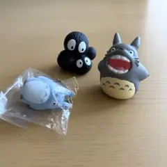 지브리 となりのトトロ 指人形 中トトロ キーホルダー フロッキー 묶음 판매