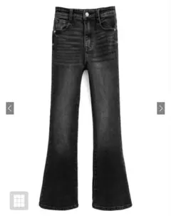 ハイウエスト　フレアデニム　cu498