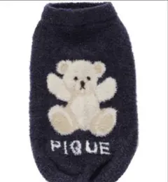 【今だけ200円引き】ジェラートピケ ベア柄ジャガードノースリーブプルオーバー