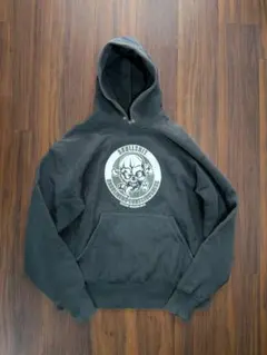 Y2K 90s SKULL SHIT パーカー Lee CROSSGRAIN