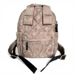 美品MARC JACOBS ナイロン キルティング リュック ベージュ 2way