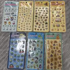 ぷくぷくシール　7点　＋おまけ
