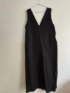 ジャンパースカート　サマンサモスモス　ブラック　デニム　ワンピース