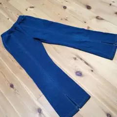branshesスリット入りフレア裏起毛デニムパンツ デニムパンツ 140