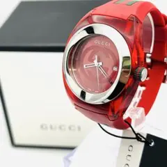 ま*お様 【箱/保】GUCCI 137.3シンク ユニセックス腕時計/シェリーラ