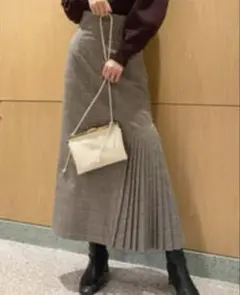 スナイデル　チェック　ロングスカート