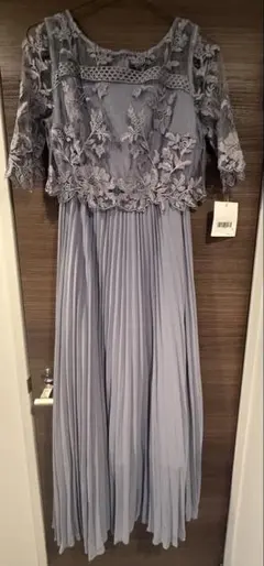 レース　かぎ針　刺繍　ワンピース　ドレス　お呼ばれドレス　結婚式ドレス