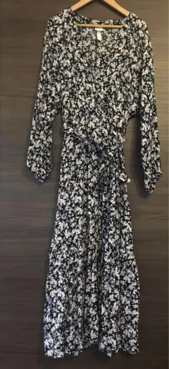 H&M 花柄カシュクールワンピース