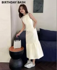 新品未使用　BIRTHDAY BASH ペプラムワンピース Sサイズ