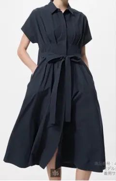 clane waist design volume onepiece ネイビー - メルカリ