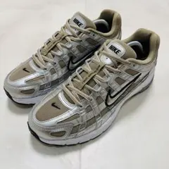 【美品】NIKEナイキ P-6000 27.0cm ベージュカラー