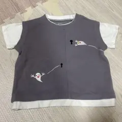 graniph グラニフ ねないこだれだの刺繍 Tシャツ 100cmのサムネイル