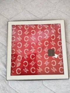 セリーヌ　タオルハンカチ　赤