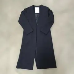 最安値!Elura ノーカラーコート 黒