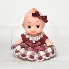 ドール服　レトロ　赤　2609