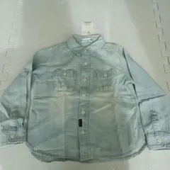 BRANSHES　ブランシェス　デニム　長袖シャツ　110cm