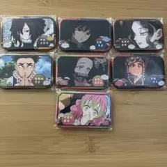 鬼滅の刃　まるかく缶バッジ☆7点セット
