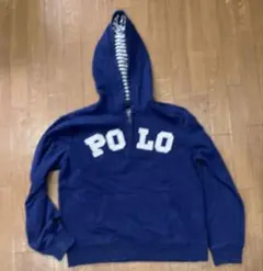 Polo Ralph Lauren ハーフジップ パーカー ブルー Lのサムネイル