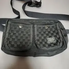 PORTER ボディバッグ ブラックチェック