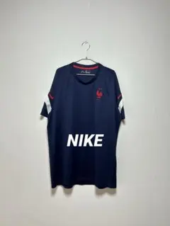 NIKE FFF フランス代表 Tシャツ ネイビー - メルカリ