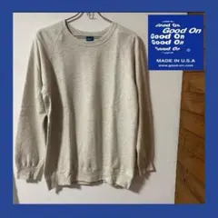 グッドオン　goodon ラグランクルースウェット オートミール