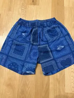 CHALLENGER バンダナ柄 ショートパンツ ブルー Mのサムネイル