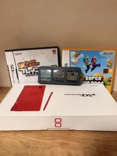 ニンテンドー DS i レッド 本体 動作品 ソフト5本セット