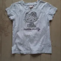 Hello Kitty ラインストーン Tシャツ ホワイト Lのサムネイル