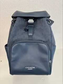 COACH レーサー バックパックシグネチャー キャンバス　袋付き