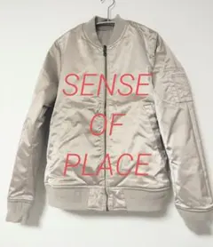 SENSE OF PLACE リバーシブルジャンパー MA-1 ブルゾン