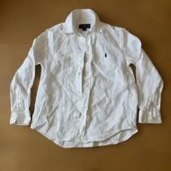 ラルフローレン 長袖 リネン シャツ