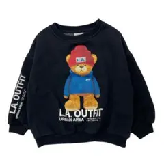 ZARA キッズトレーナー くまプリント サイズ92