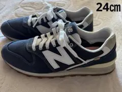 New Balance996 ネイビー スニーカー　24㎝