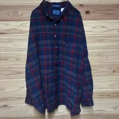 【90s】PENDLETONペンドルトン チェックシャツ ヴァージンウール　3Xのサムネイル