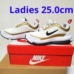 NIKE ナイキ　Air max　ホワイト×ゴールド　レディース25.0cm