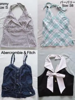 送料込　美品　ノースリーブ バーバリーブルーレーベル/Tommy等　4点セット
