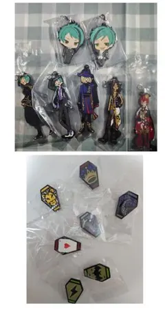 ツイステ　一番くじ　アイコンピンズ　レオナ　エース　リドル　フロイド　ジェイド