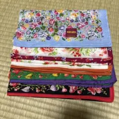 KENZO 花柄ハンカチ 5枚まとめ売り