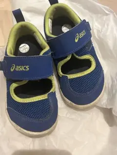asics キッズ サンダル 15.0cm ブルー