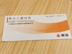 株主優待券 東急 2026年5月31日まで