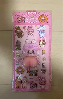 ラブブLABUBUおしりぷにぷにシールぷくぷくステッカー立体